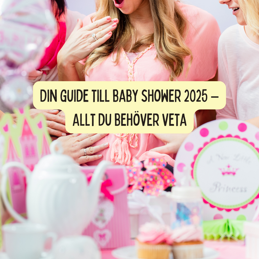 Planera baby shower 2025 – Tips, lekar och idéer för en lyckad fest