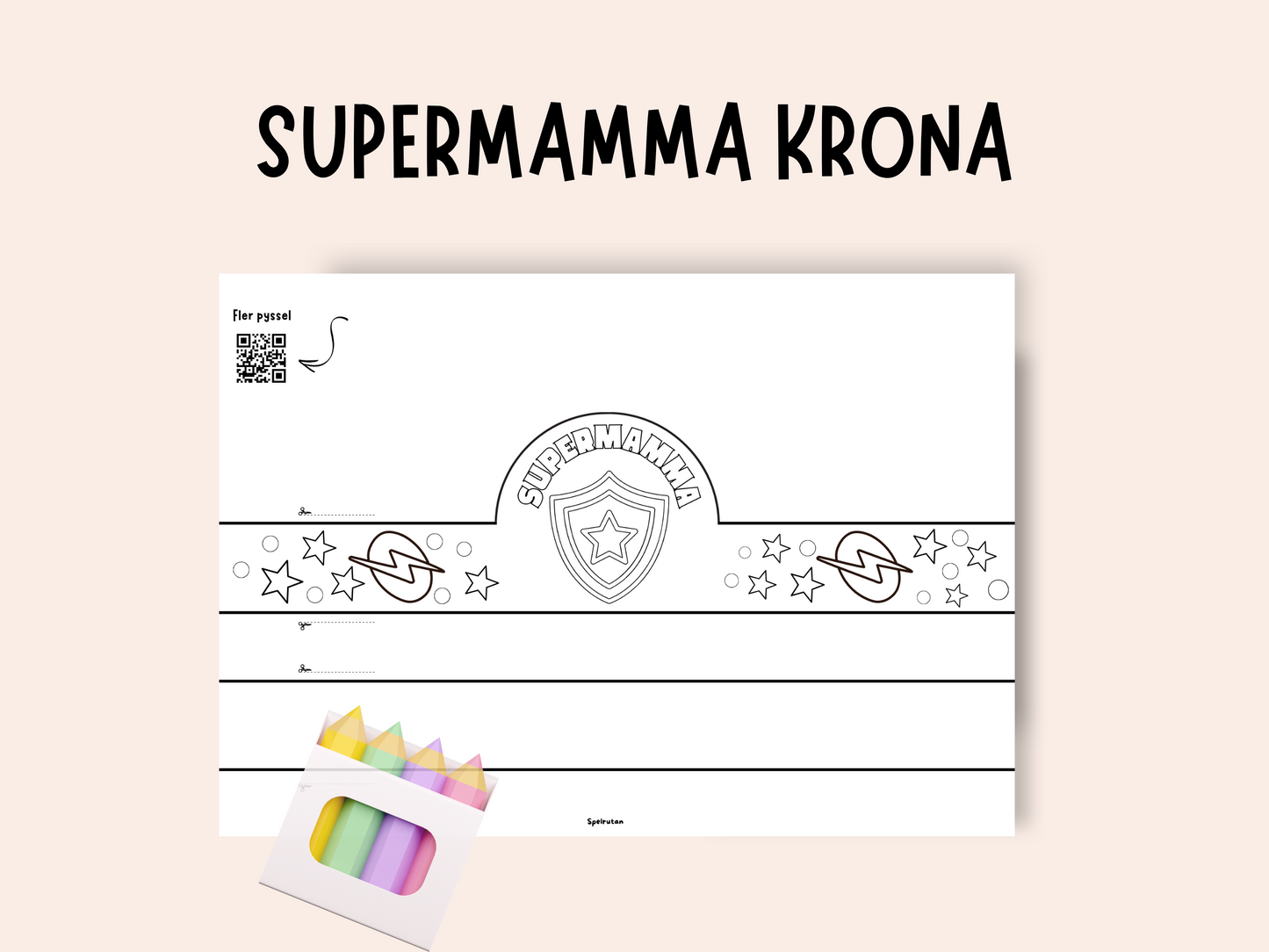 Pysselkrona till Mors Dag