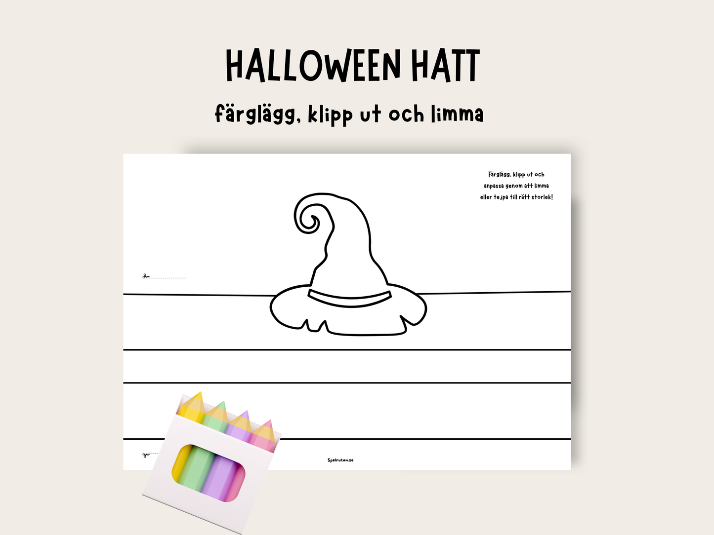 Halloween Häxhatt