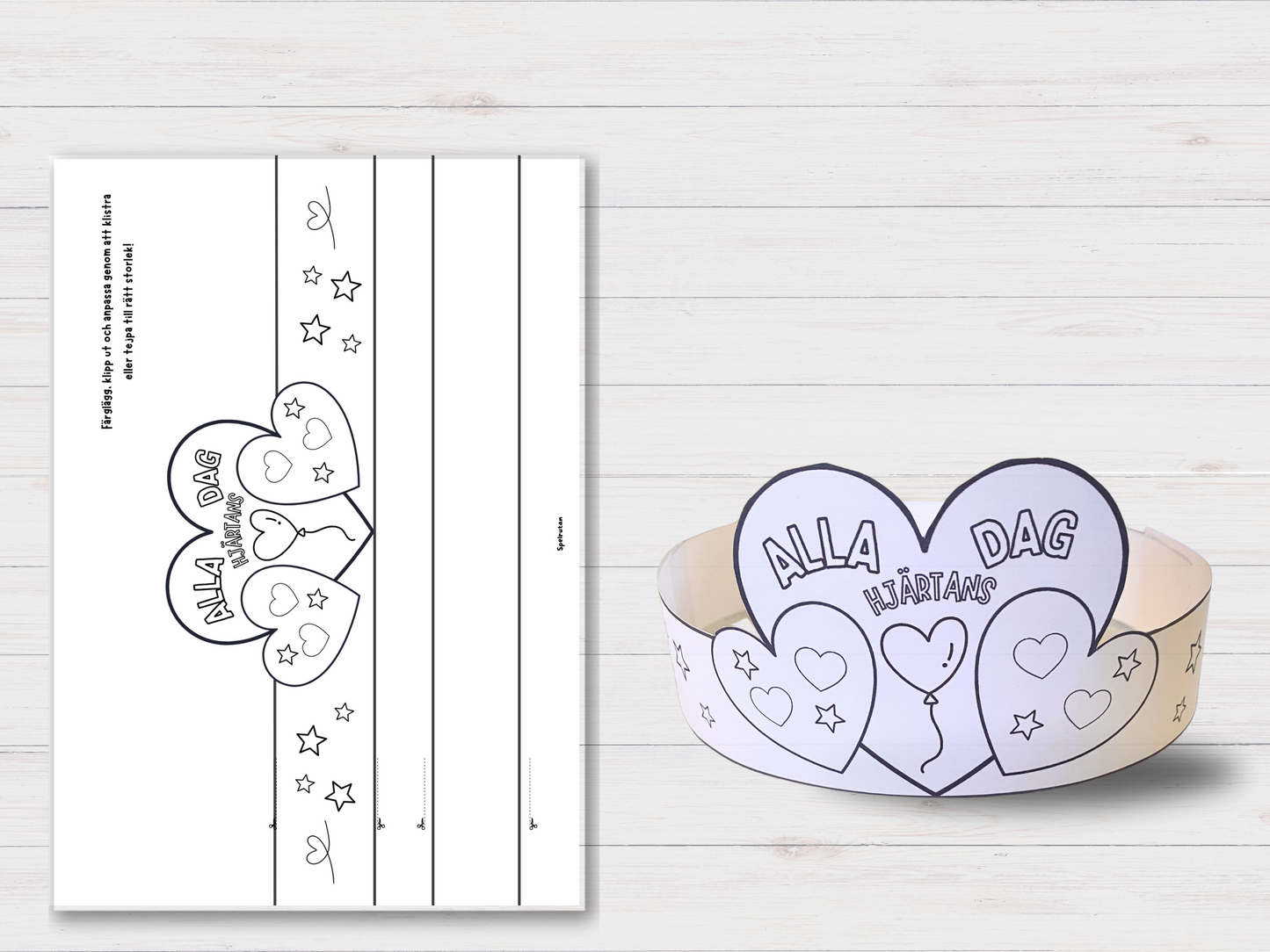 Alla Hjärtans Dag Mini Pysselpaket