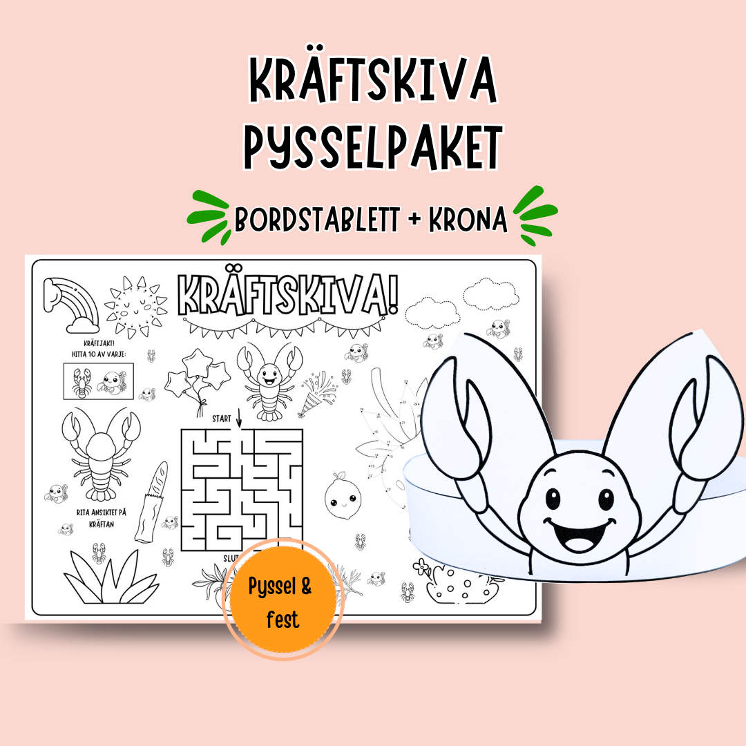 Pyssel till Kräftskiva