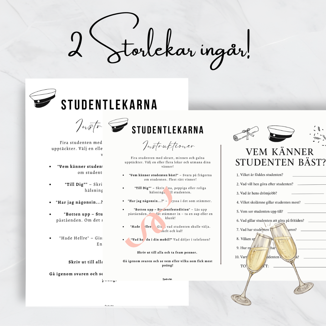 Studentlekar 2026