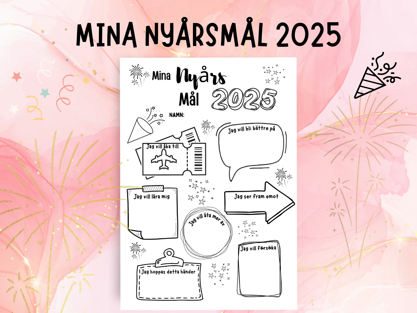Mina Nyårsmål 2025