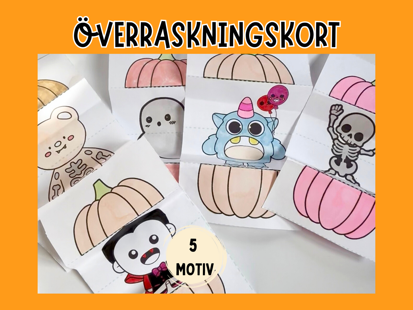 Överraskningskort - Halloween