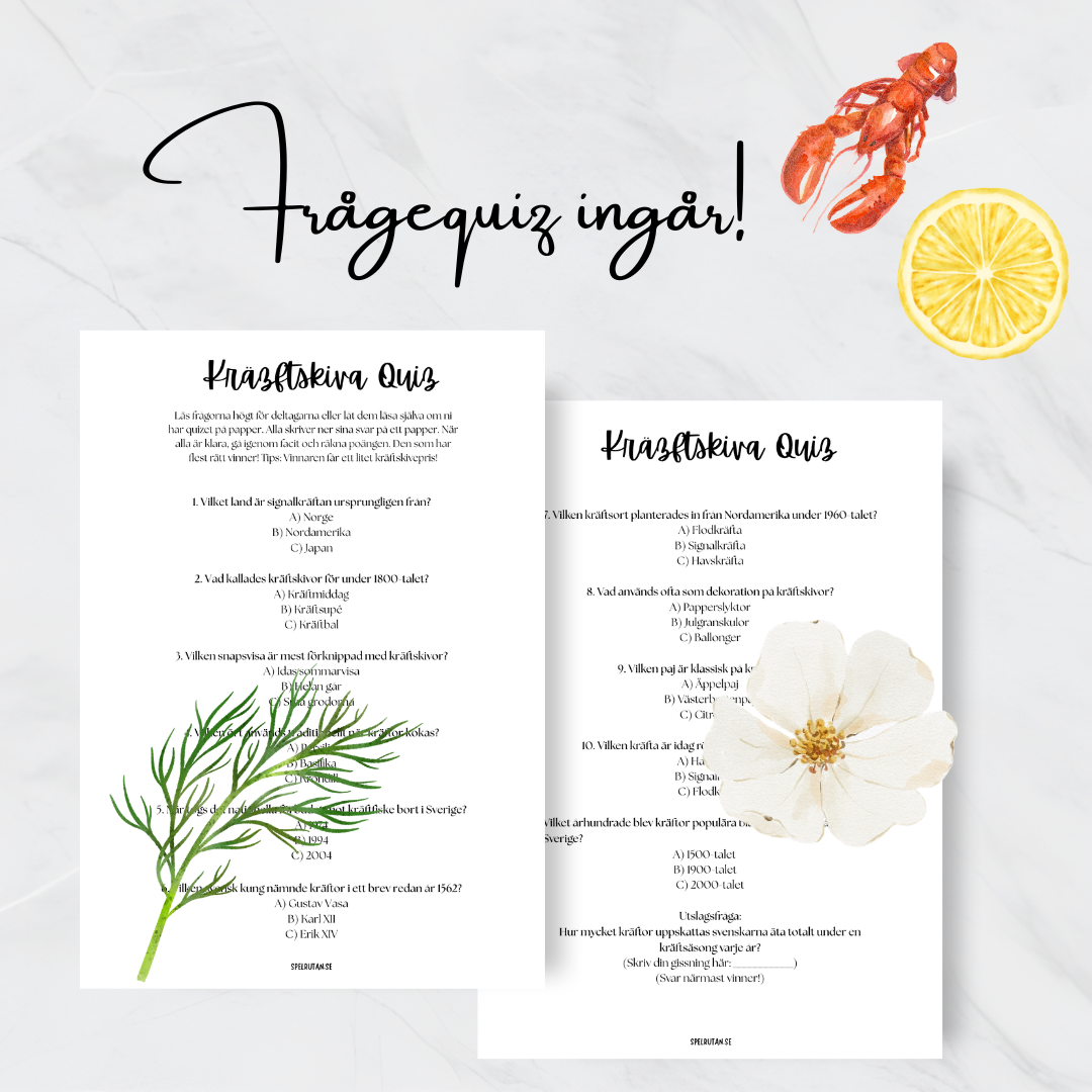 Festlekar till KrÀftskivan