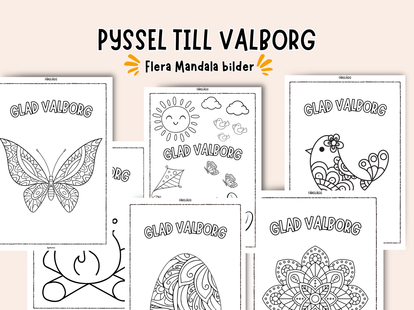Målarbilder Valborg