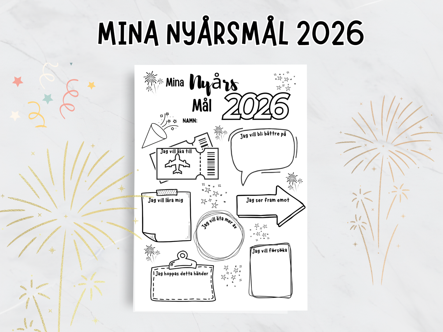 Mina Nyårsmål 2026