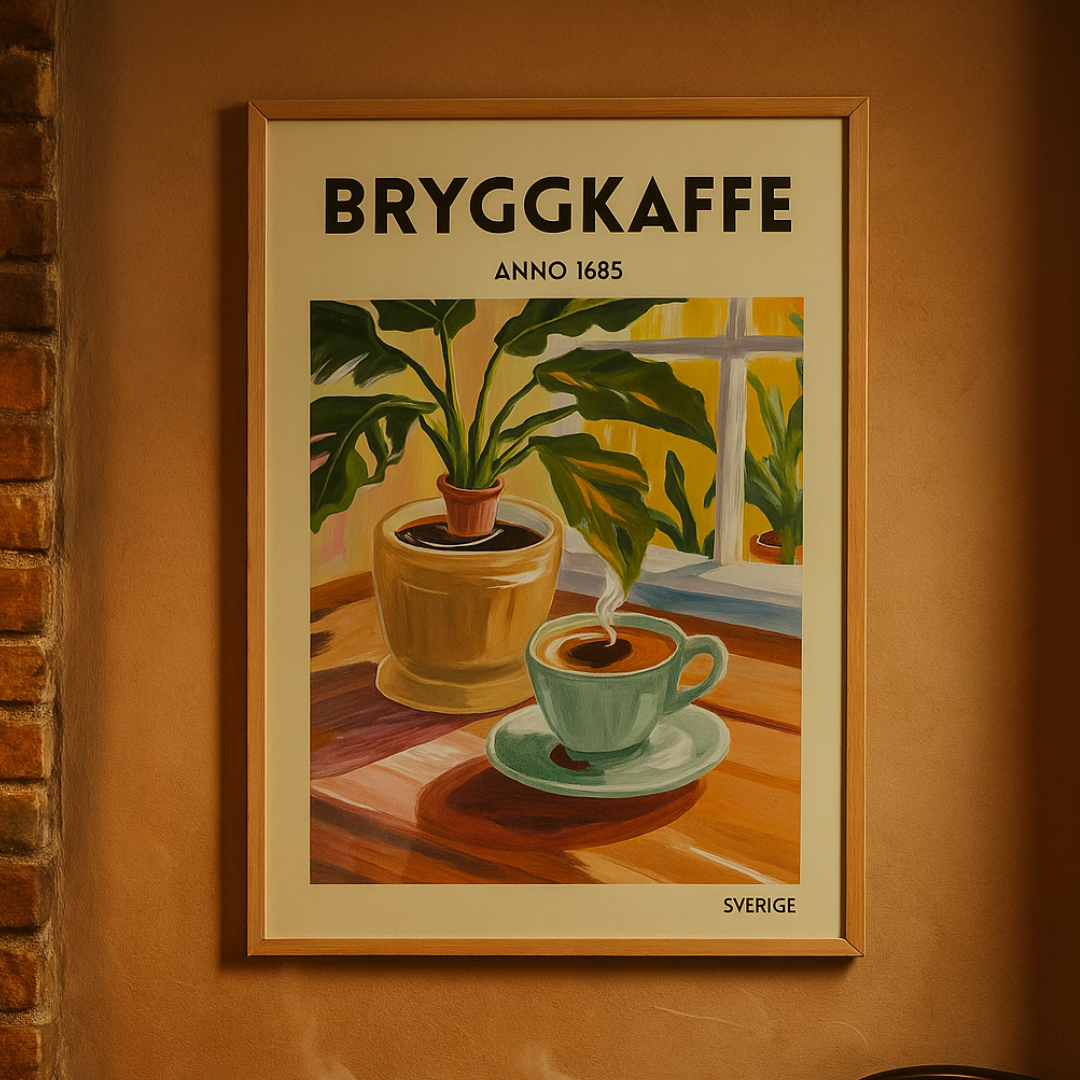 Bryggkaffe - Poster