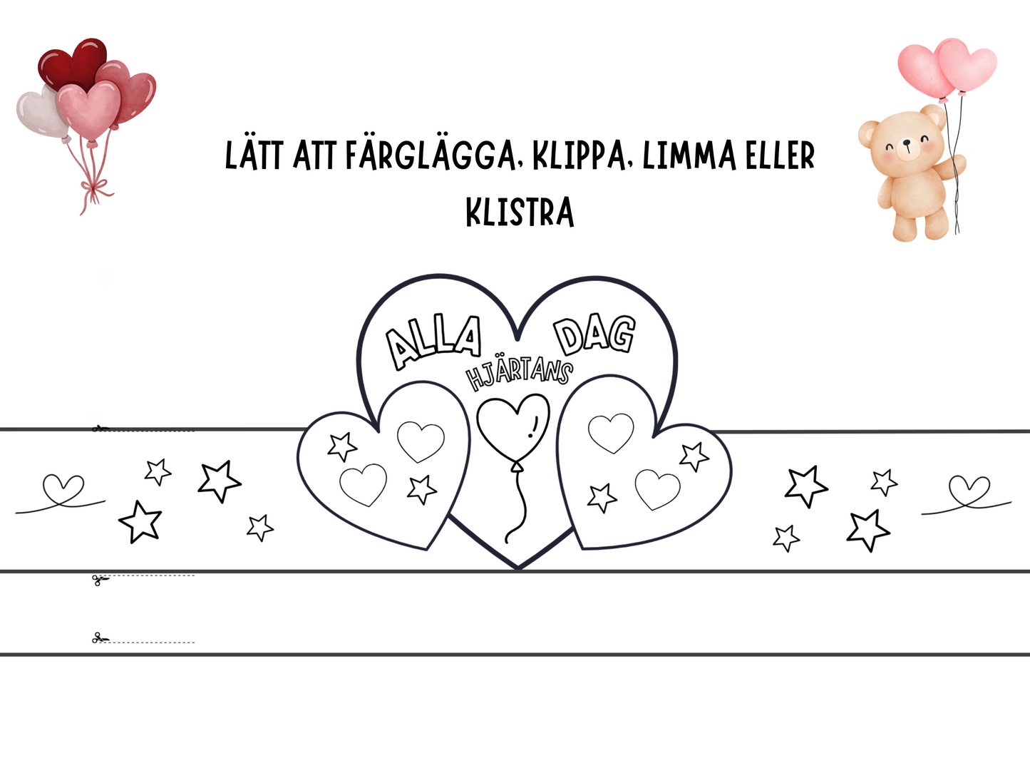 Alla hjärtans dag krona