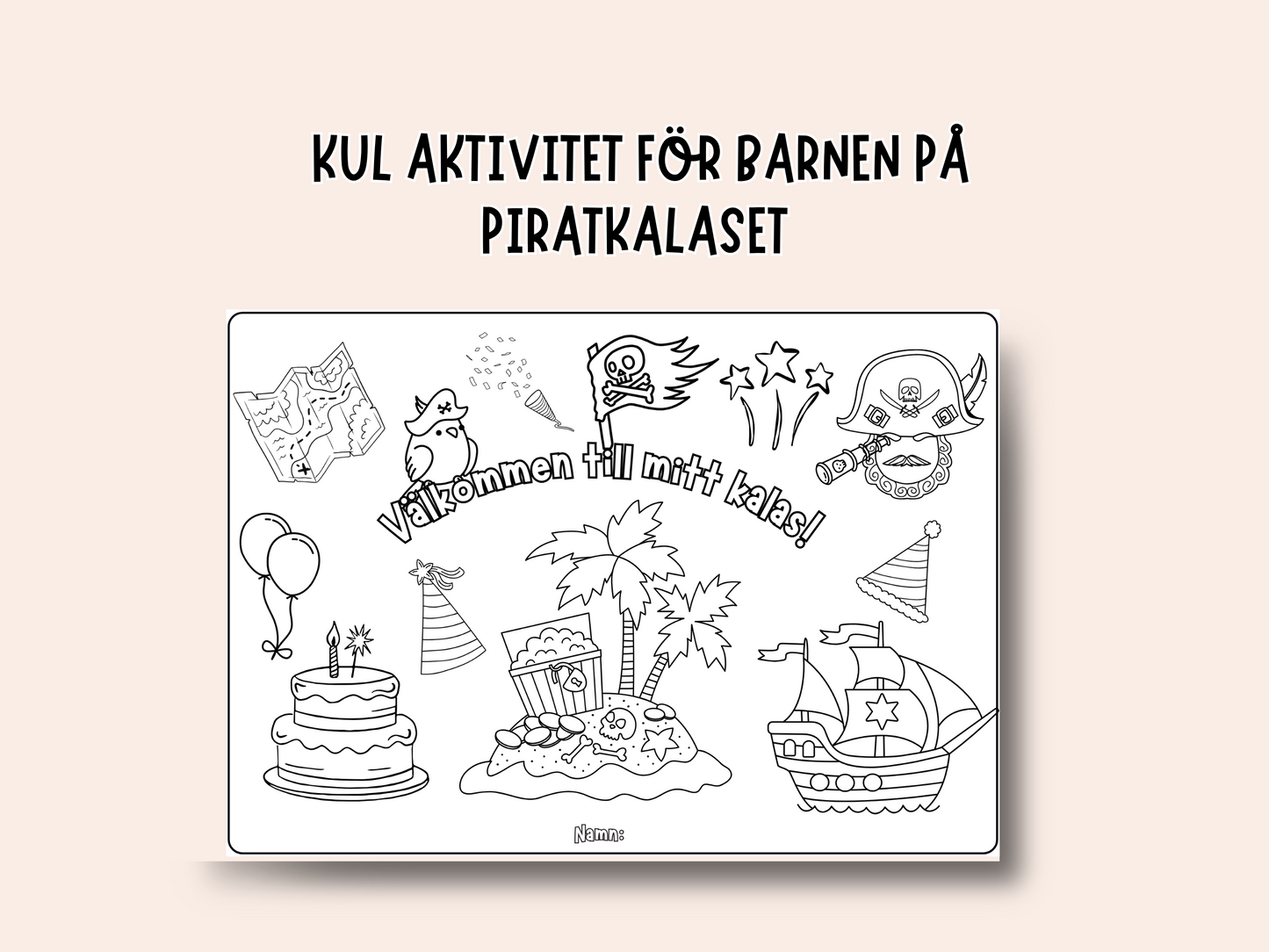 Piratkalas Pysselpaket