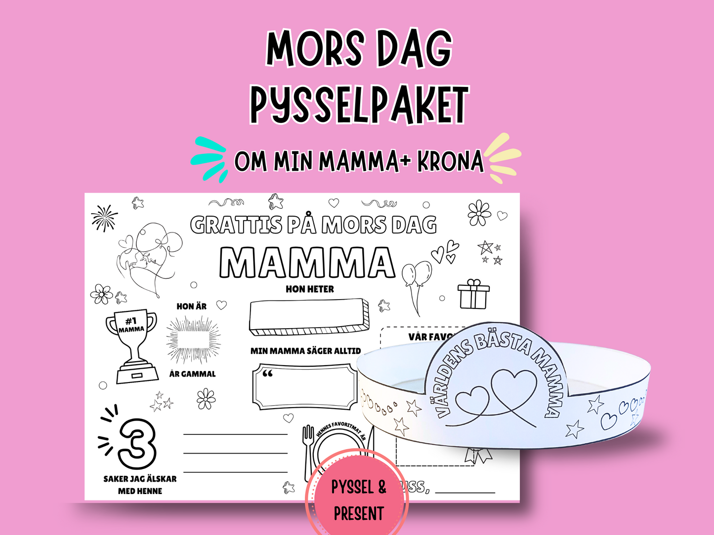 Pysselpaket Mors Dag