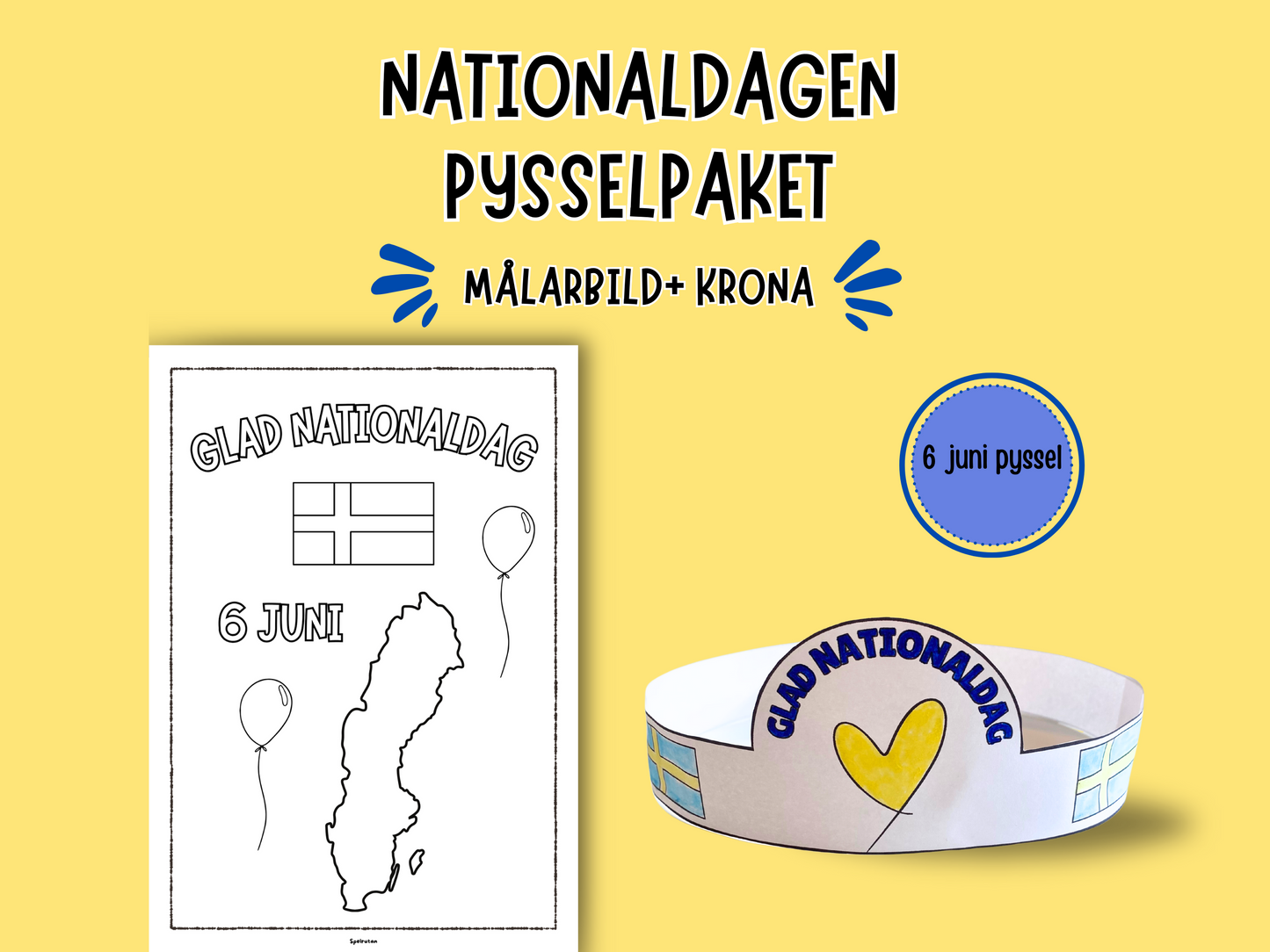 Pysselpaket Nationaldagen
