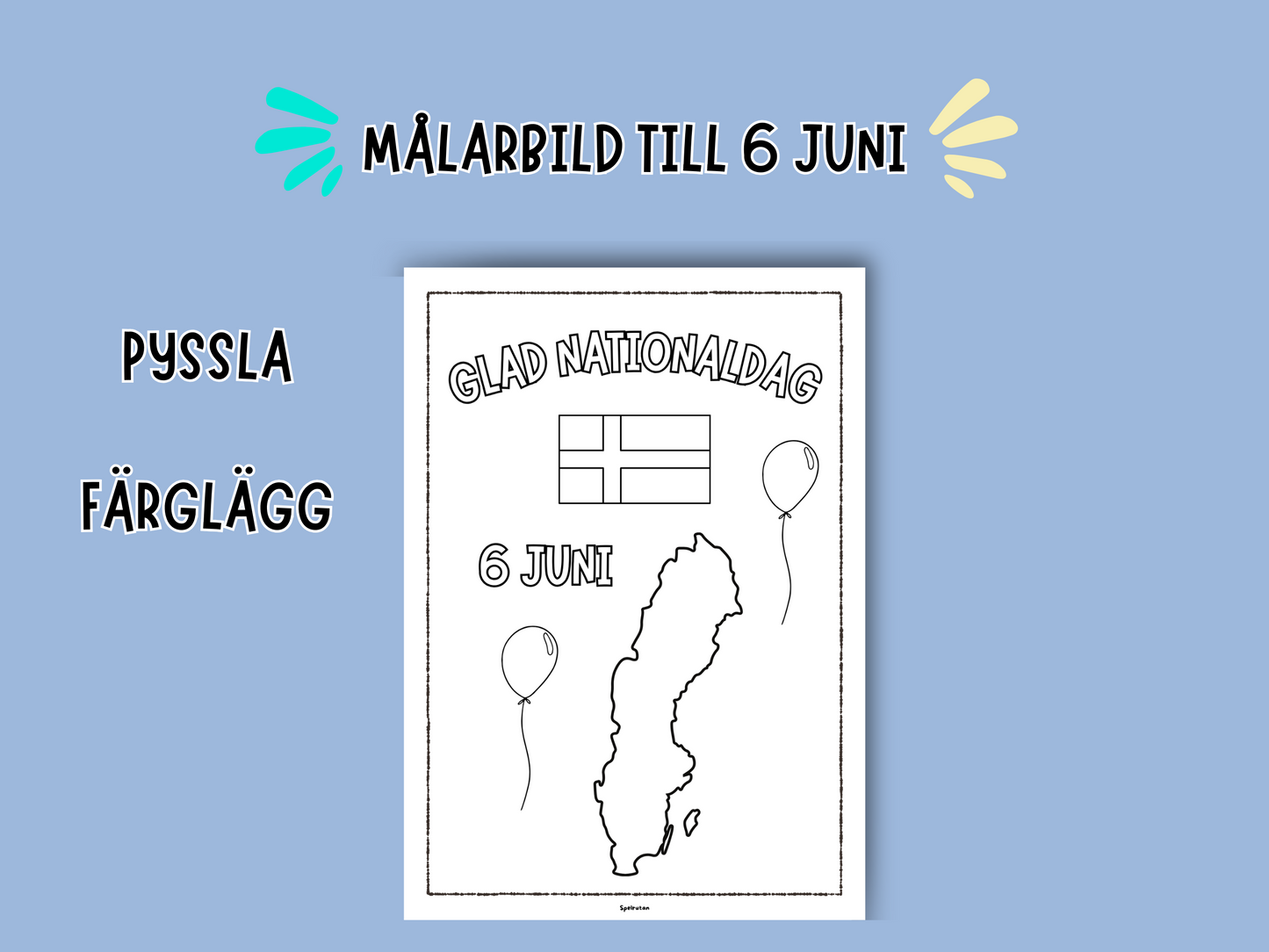 Pysselpaket Nationaldagen