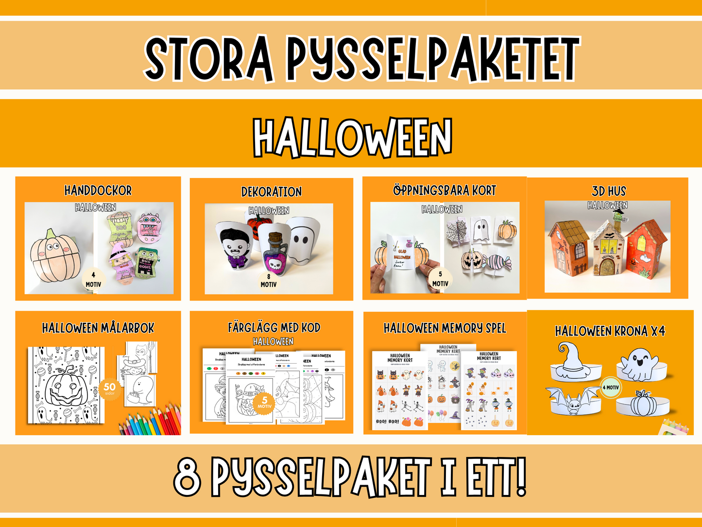 Stora Pysselpaketet Halloween