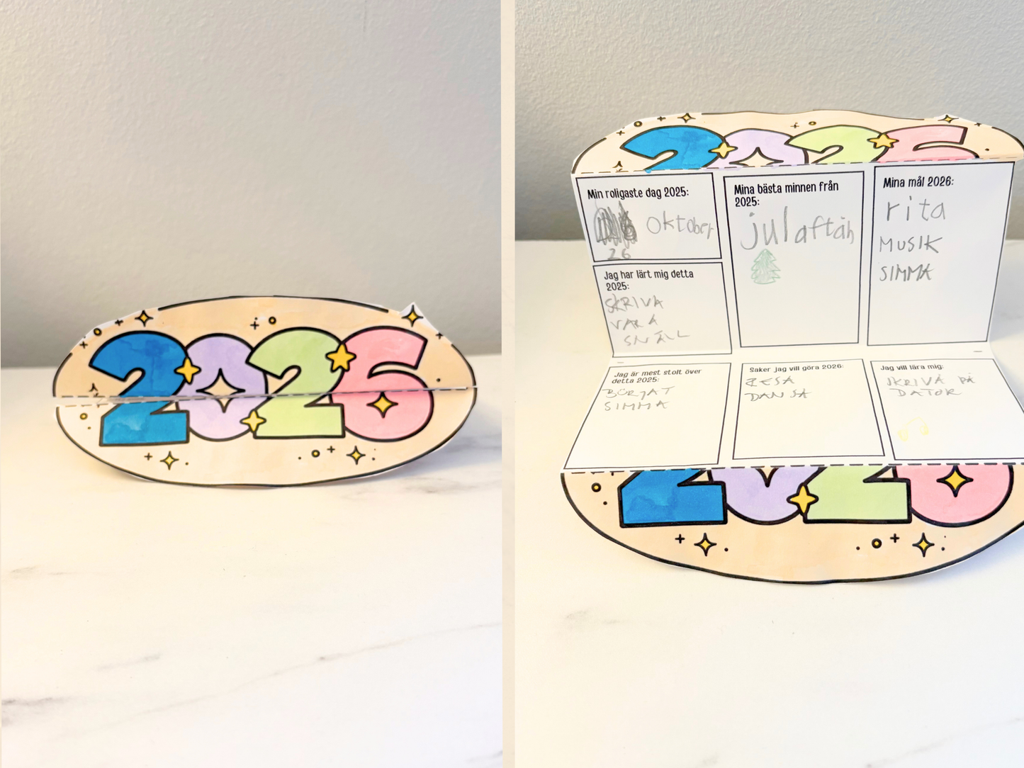 Nyår 2026 – Minnen & mål