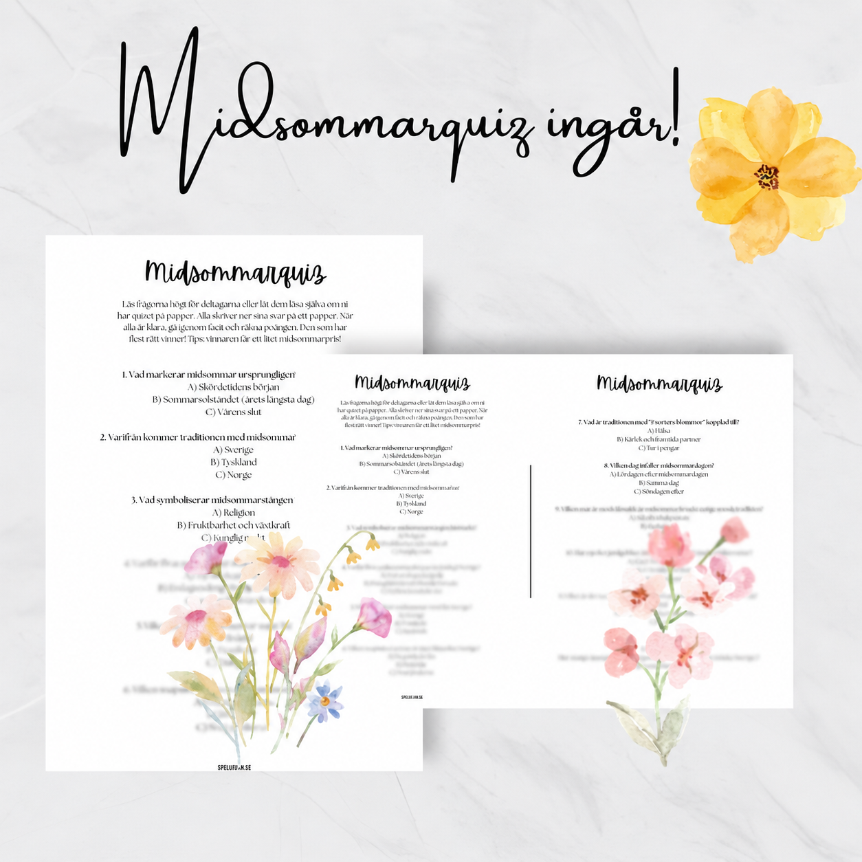 Festlekar till Midsommar