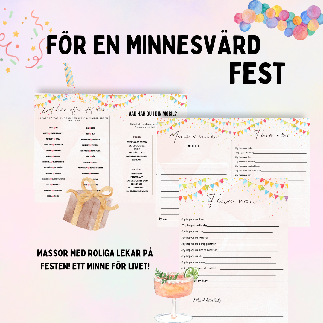 Ultimata festleken Delux - Succé på festen!