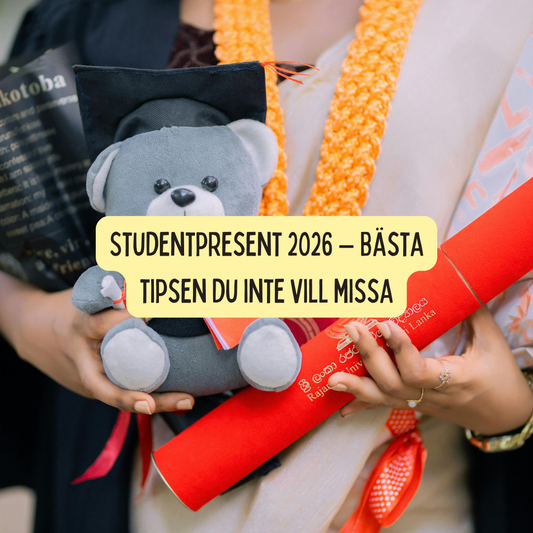 Studentpresent 2026 – Bästa presenttipsen som verkligen uppskattas