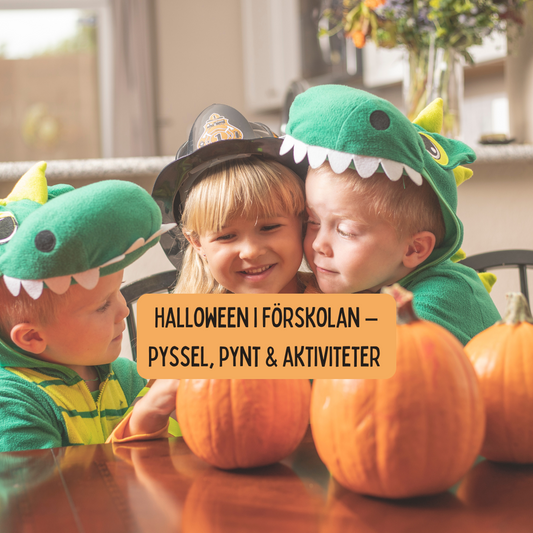 Halloween i förskolan – pyssel, pynt & aktiviteter för små händer