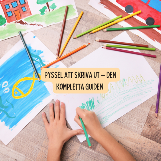 Pyssel att skriva ut – den kompletta guiden 🎨✂️