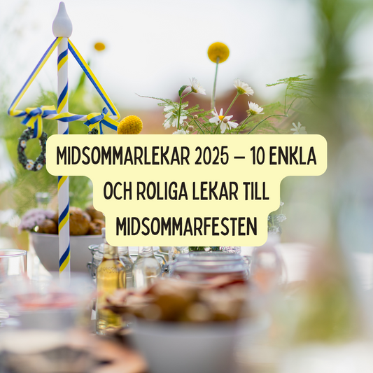 Midsommarlekar 2025 – 10 enkla och roliga lekar till midsommarfesten