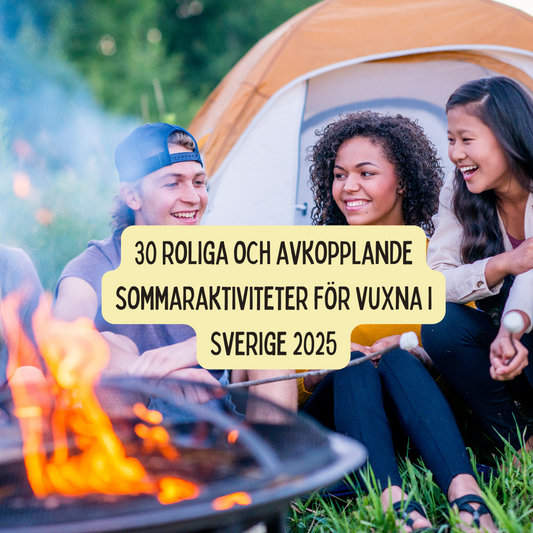 30 roliga och avkopplande sommaraktiviteter för vuxna i Sverige 2025