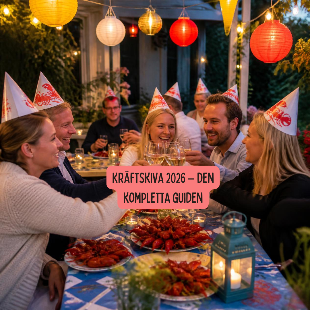 Kräftskiva 2026 – den kompletta guiden till en lyckad kräftskiva