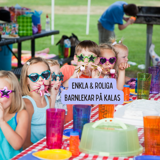 Enkla barnlekar på kalas