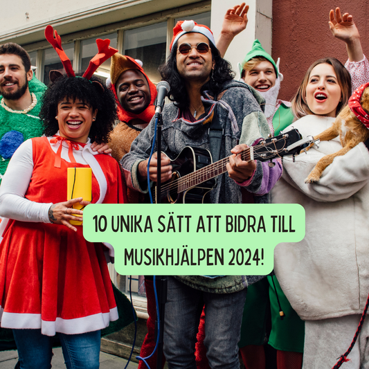 10 kreativa idéer för att engagera er i Musikhjälpen 2024 - Var med och gör skillnad idag!