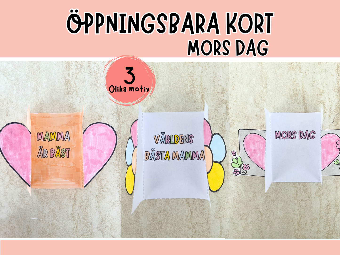 Öppningsbara Kort Mors Dag