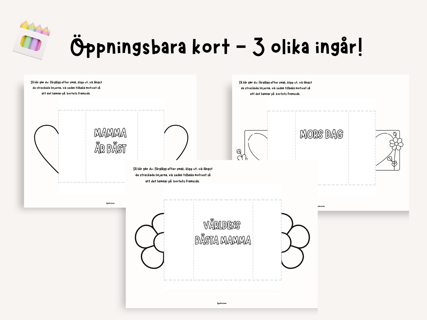 Öppningsbara Kort Mors Dag