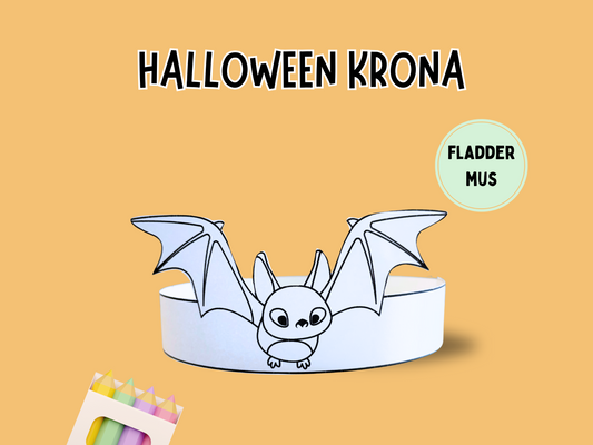 Halloween krona - Fladdermus