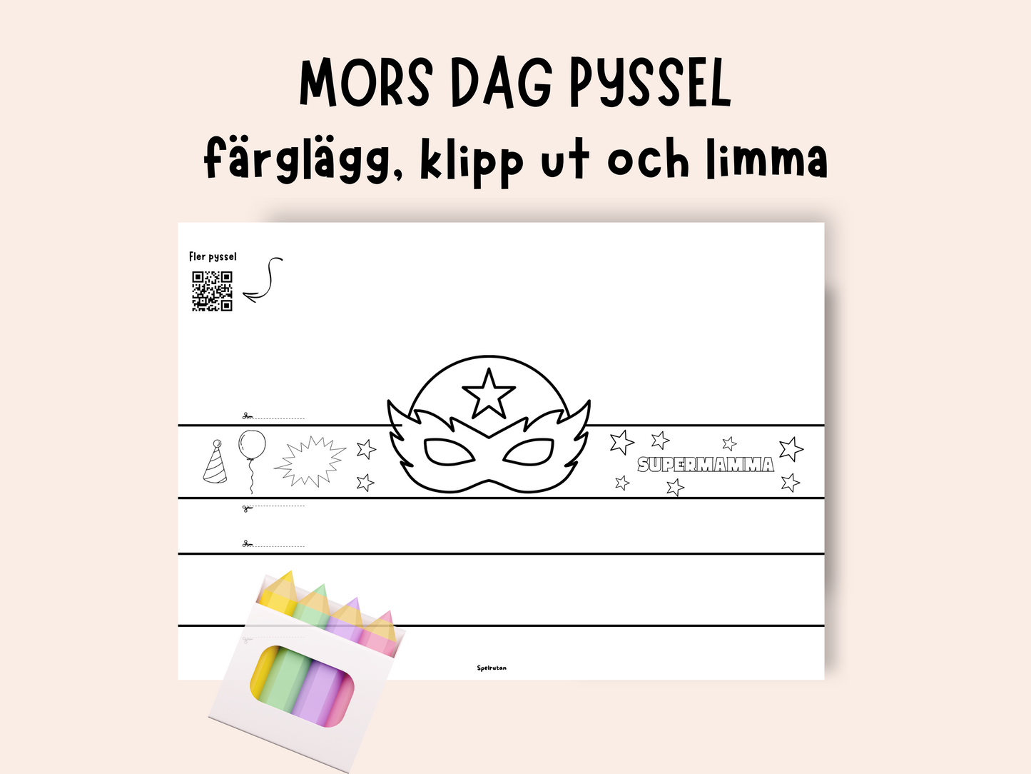 Pysselkrona till Mors Dag