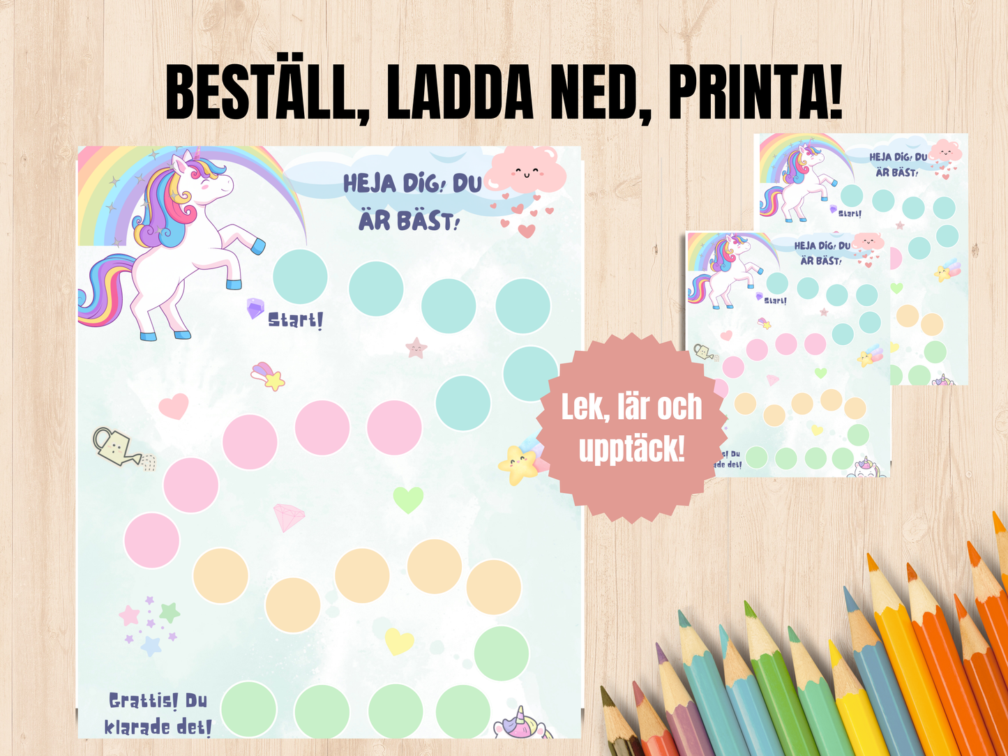 Kämpa-på-karta Enhörningar