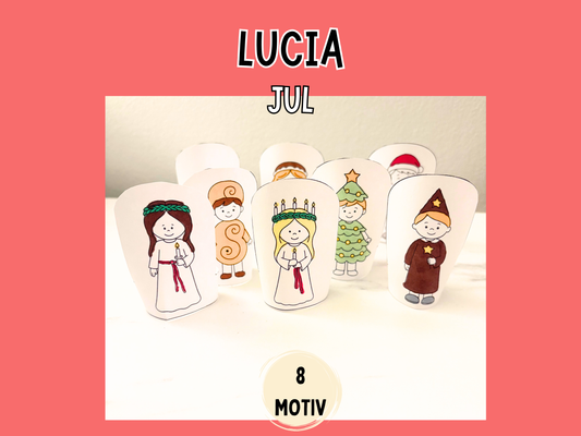 Luciafigurer - 8 st!