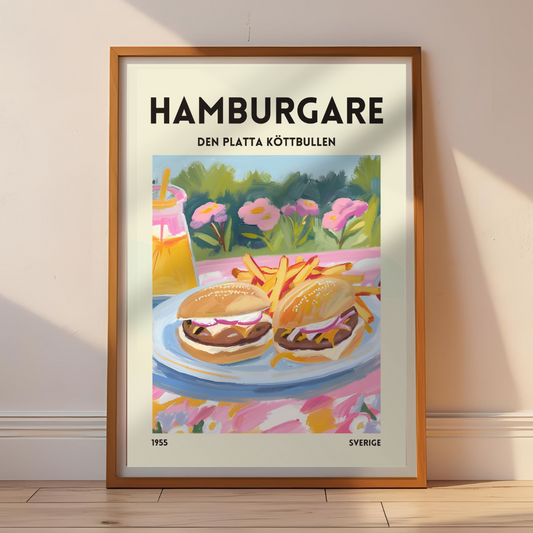 Hamburgare - Poster