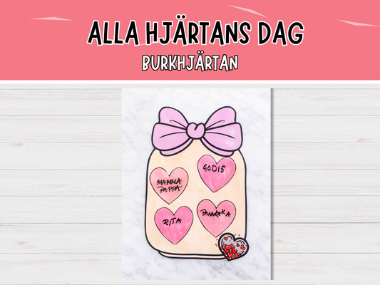Hjärteburk- Alla hjärtans dag
