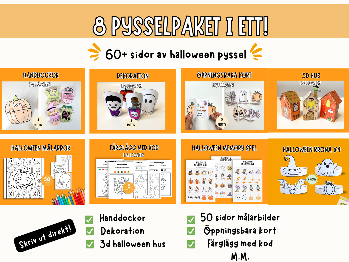 Stora Pysselpaketet Halloween