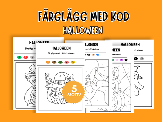 Färglägg med sifferkod