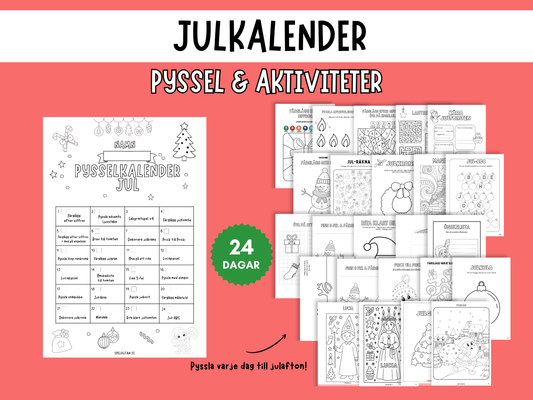 Stora julkalendern - 24 sidor!