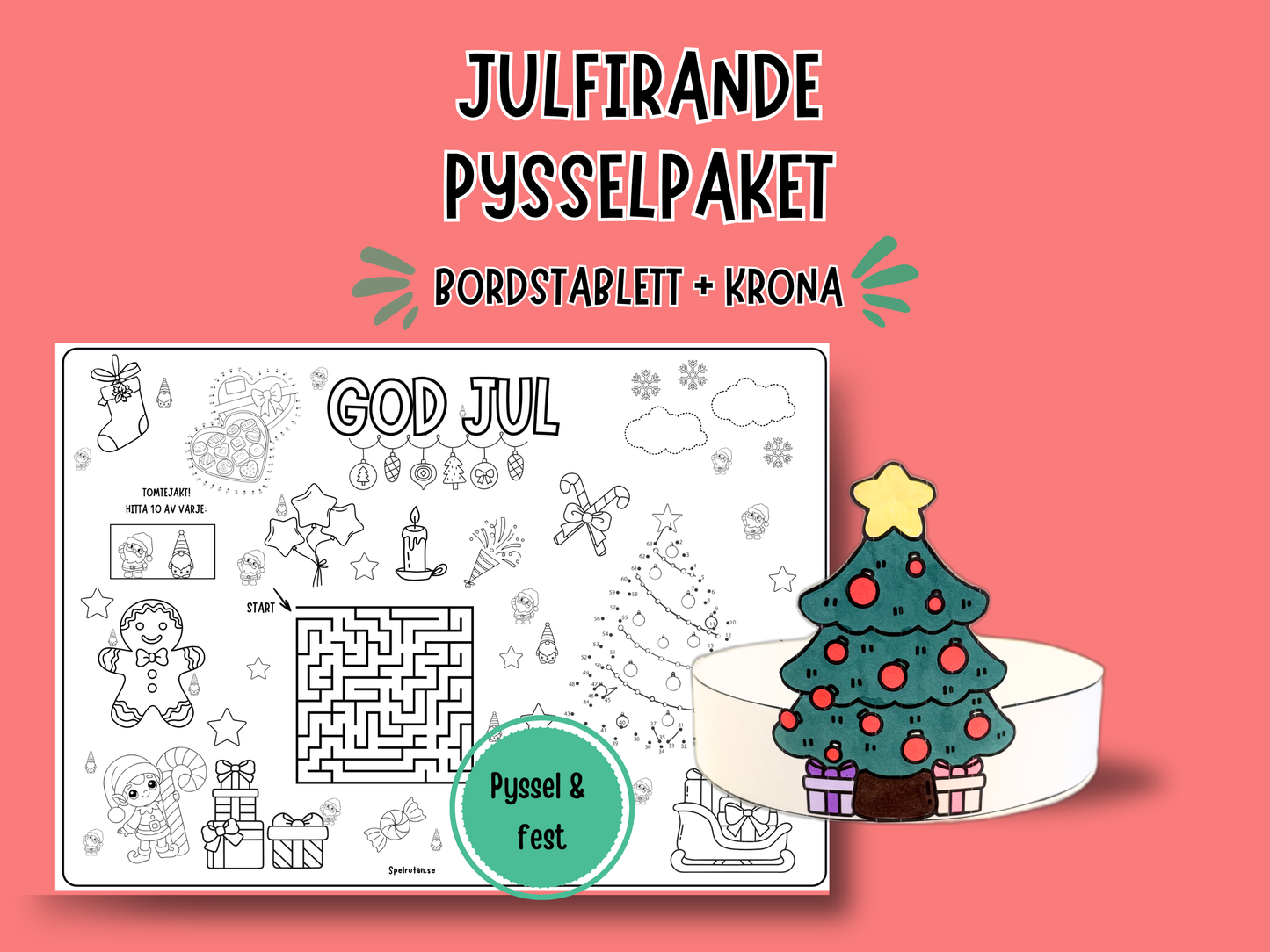 Pyssel till julfesten