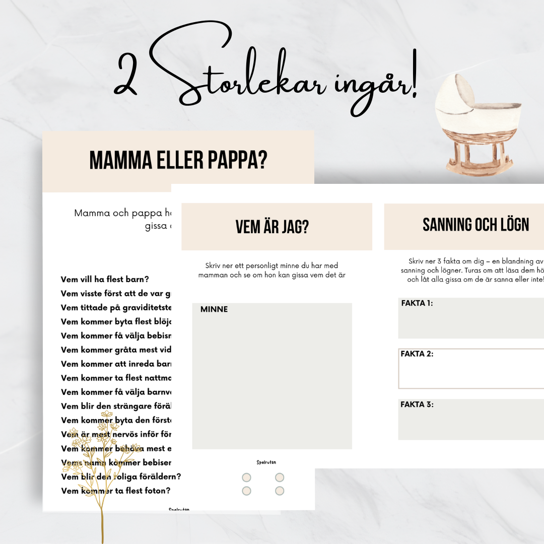 Baby Shower Delux Spelet