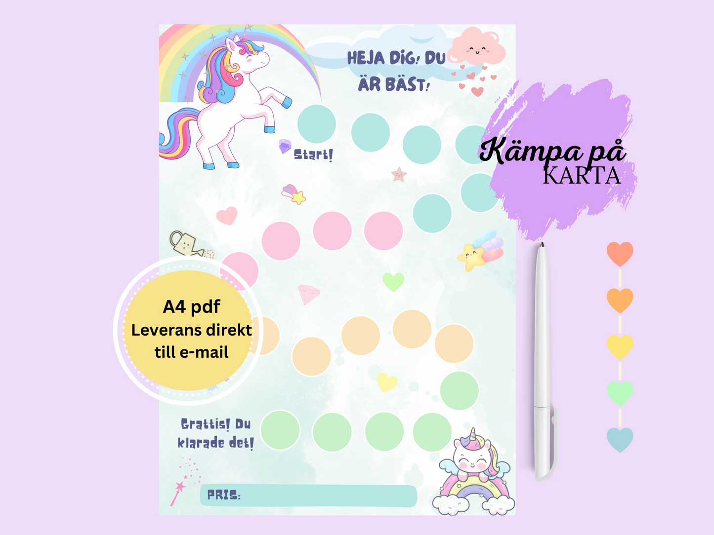 Kämpa-på-karta Enhörningar