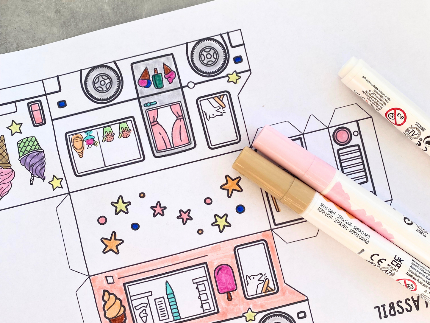 Brandbil & Glassbil i 3D