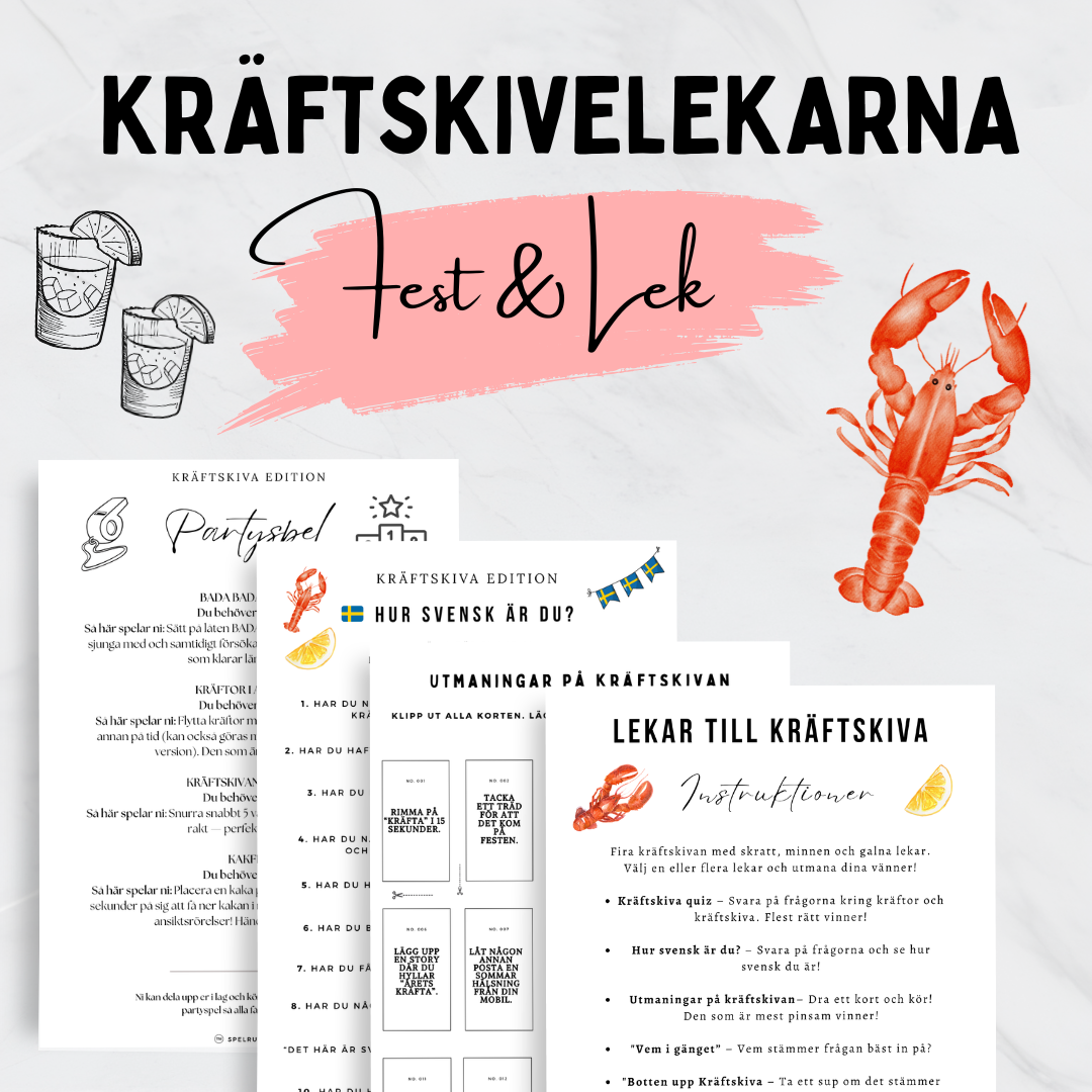 Festlekar till Kräftskivan