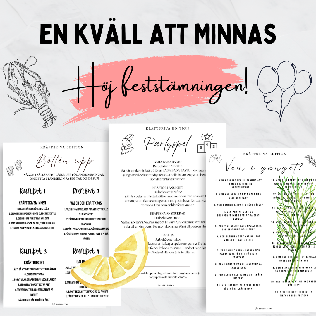 Festlekar till Kräftskivan