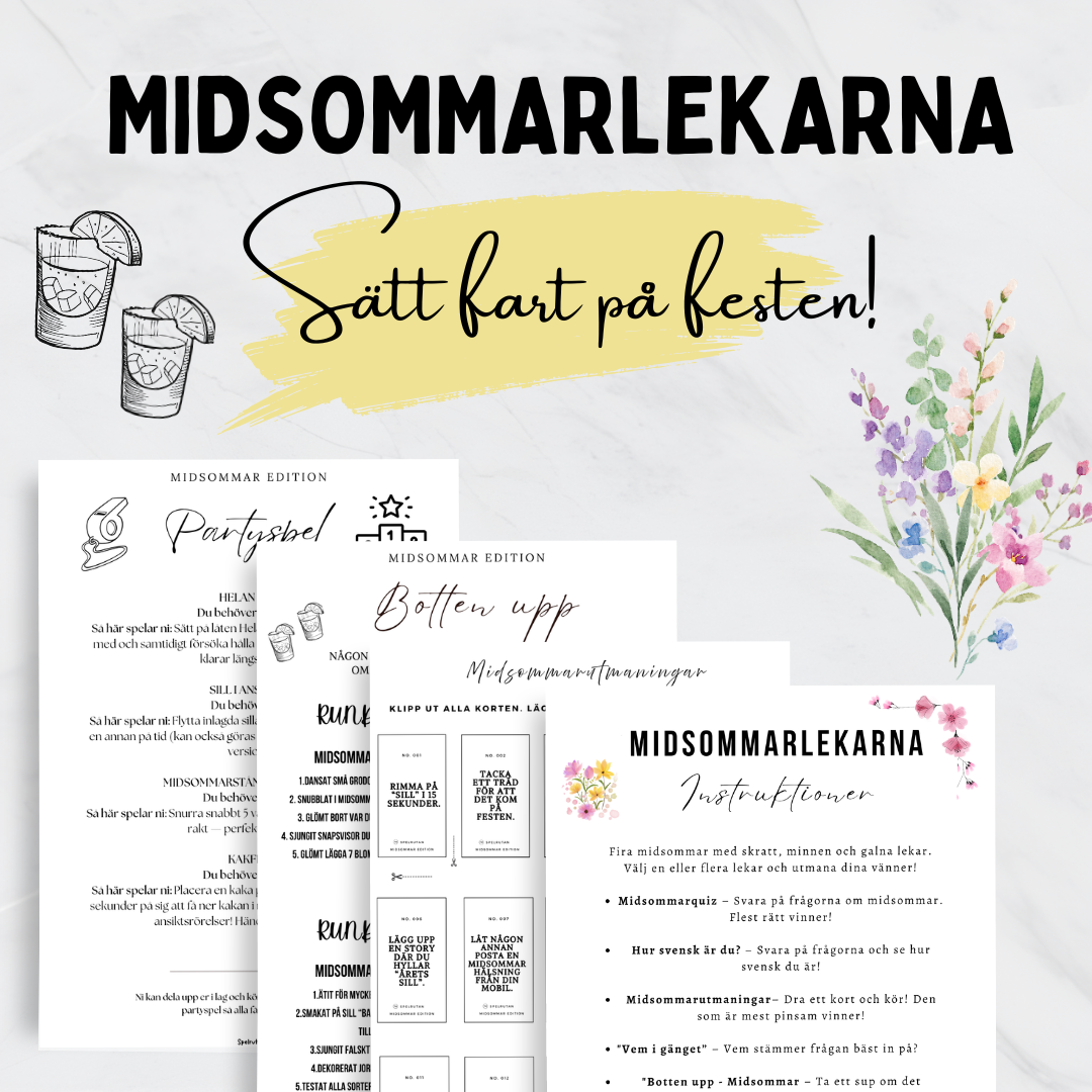 Festlekar till Midsommar