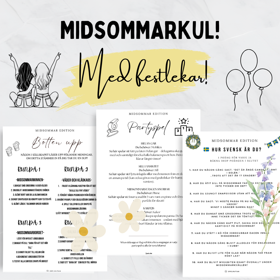 Festlekar till Midsommar