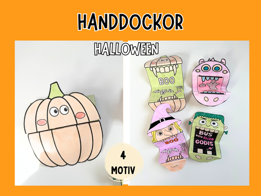 Handdockor Halloween