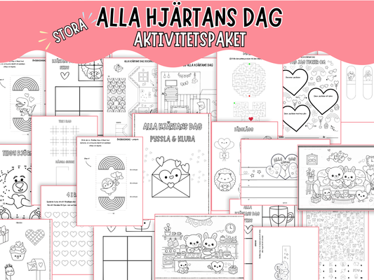 Alla Hjärtans Dag - Stora Aktivitetspaketet